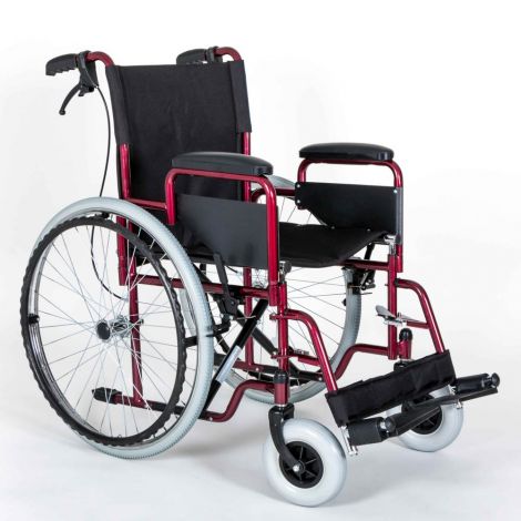 Silla de Ruedas Tipo Europea Color Vino